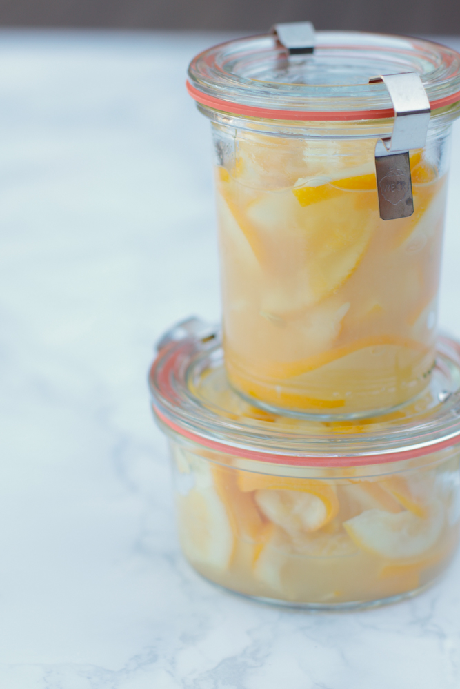 Preserved Meyer Lemons - Having these in your pantry can help you endless pantry dinners quickly and easily. These take less than 15 minutes to make. | circleofeaters.com