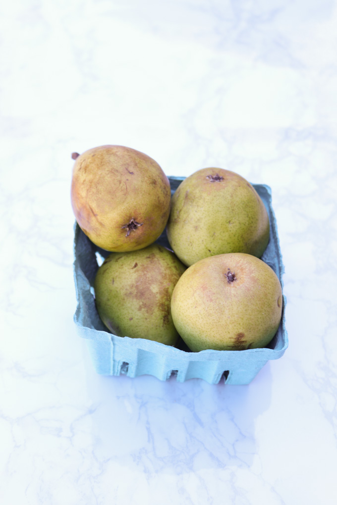 Pear and Almond Cake - An easy pear and almond cake recipe that is as gorgeous as it is delicious. We love this cake and make it often. Moist, light and tasty -- a perfect cake. | circleofeaters.com