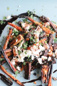 Roasted Carrots with Feta, Walnuts and Dill-1