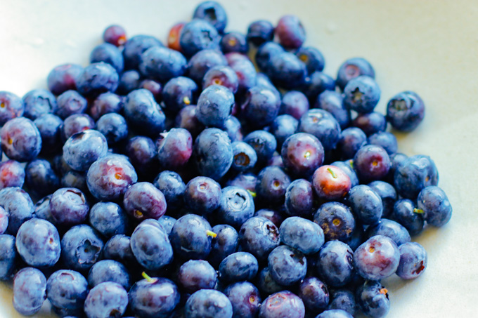 Super Moist Blueberry Sour Cream Muffins - Fast and easy blueberry muffin recipe that's bursting with blueberries and so moist! | circleofeaters.com