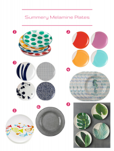 Setting a Vibrant Summer Table: Melamine Plate Options | circleofeaters.com