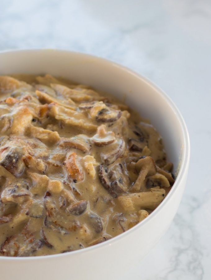 Creamy Mushroom Chicken with Cashew Cream
