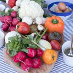 Club 55 Crudite Platter with Anchovy Dip